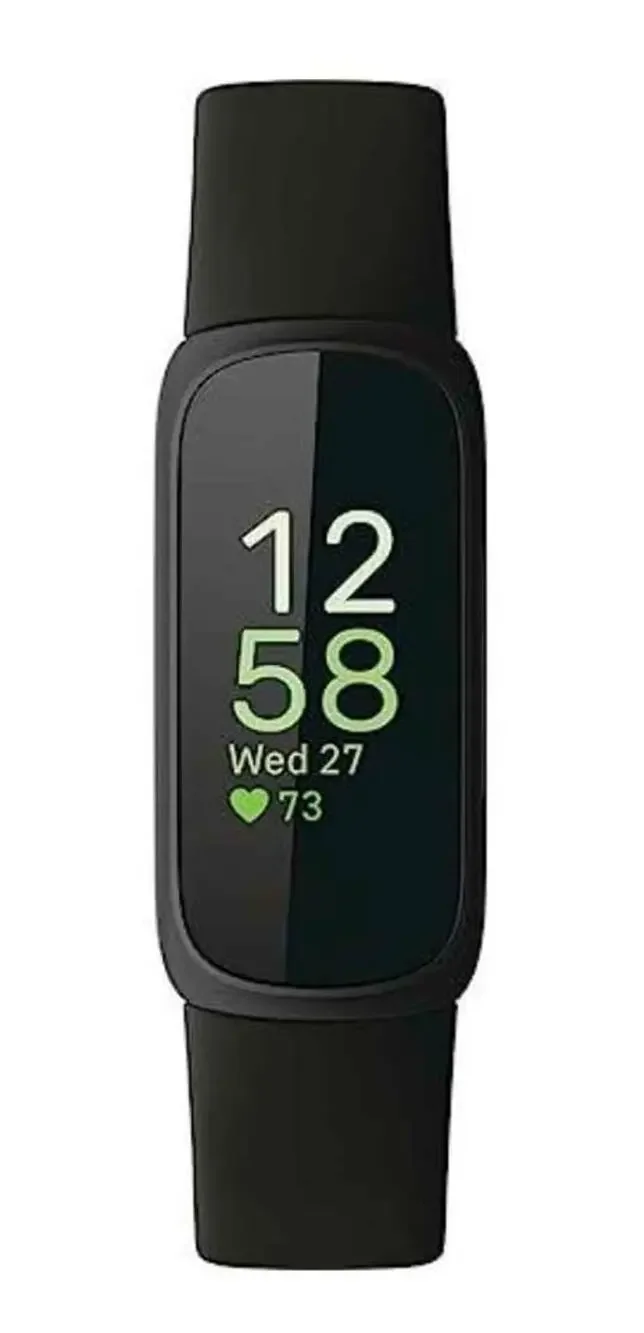 Fitbit Inspire 3 Fitness Tracker Black Stress Management Sleep Tracking Workout